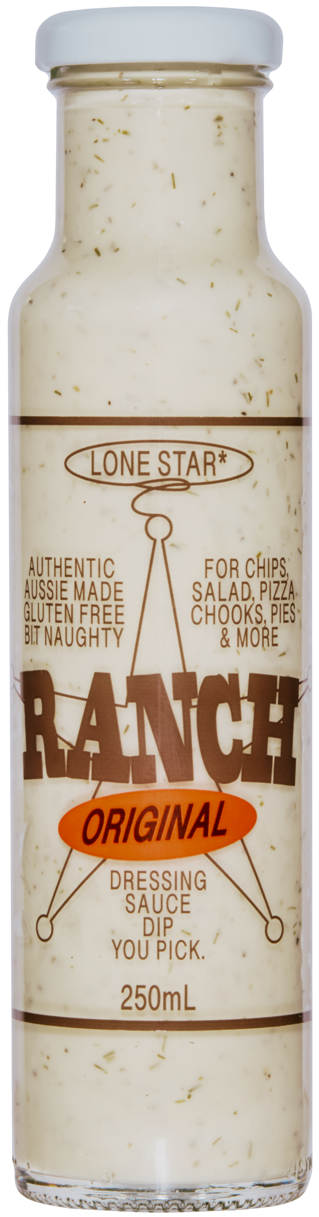 Bottle of Lone Star Original Ranch dressing 